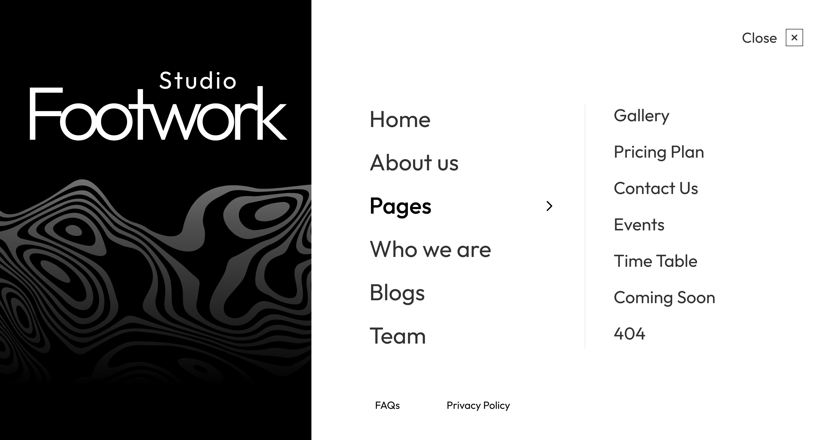 FootworkStudio | Dance Academy Figma Template WDK
