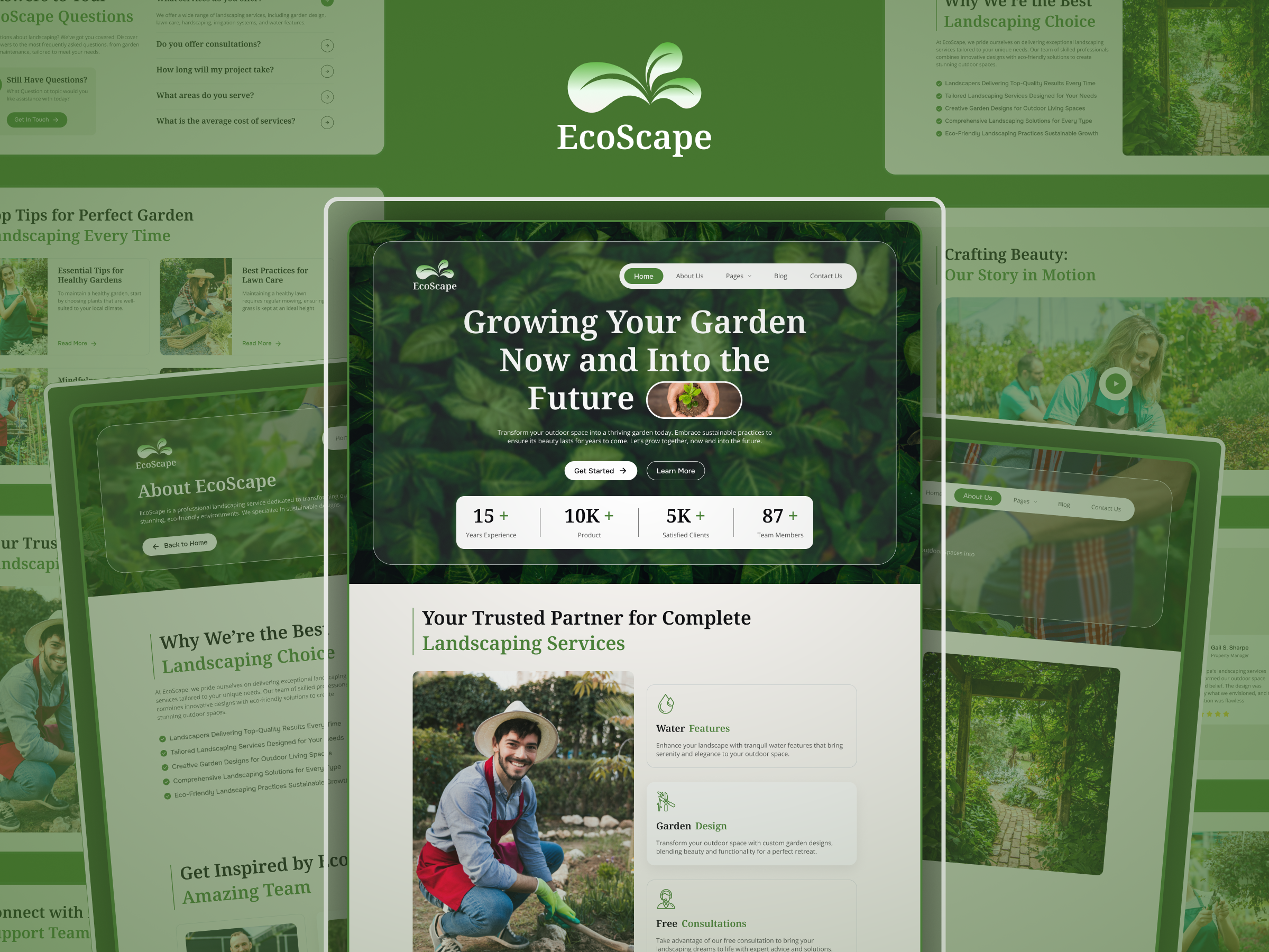 EcoScape | Professional Landscaping Website